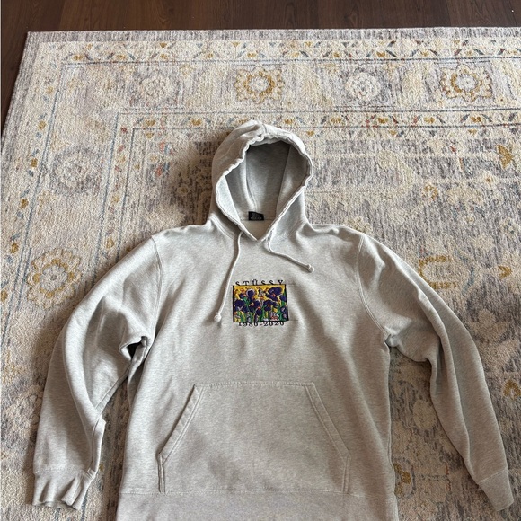 Stussy Other - Vintage Stussy “Irises” Embroidered Hoodie